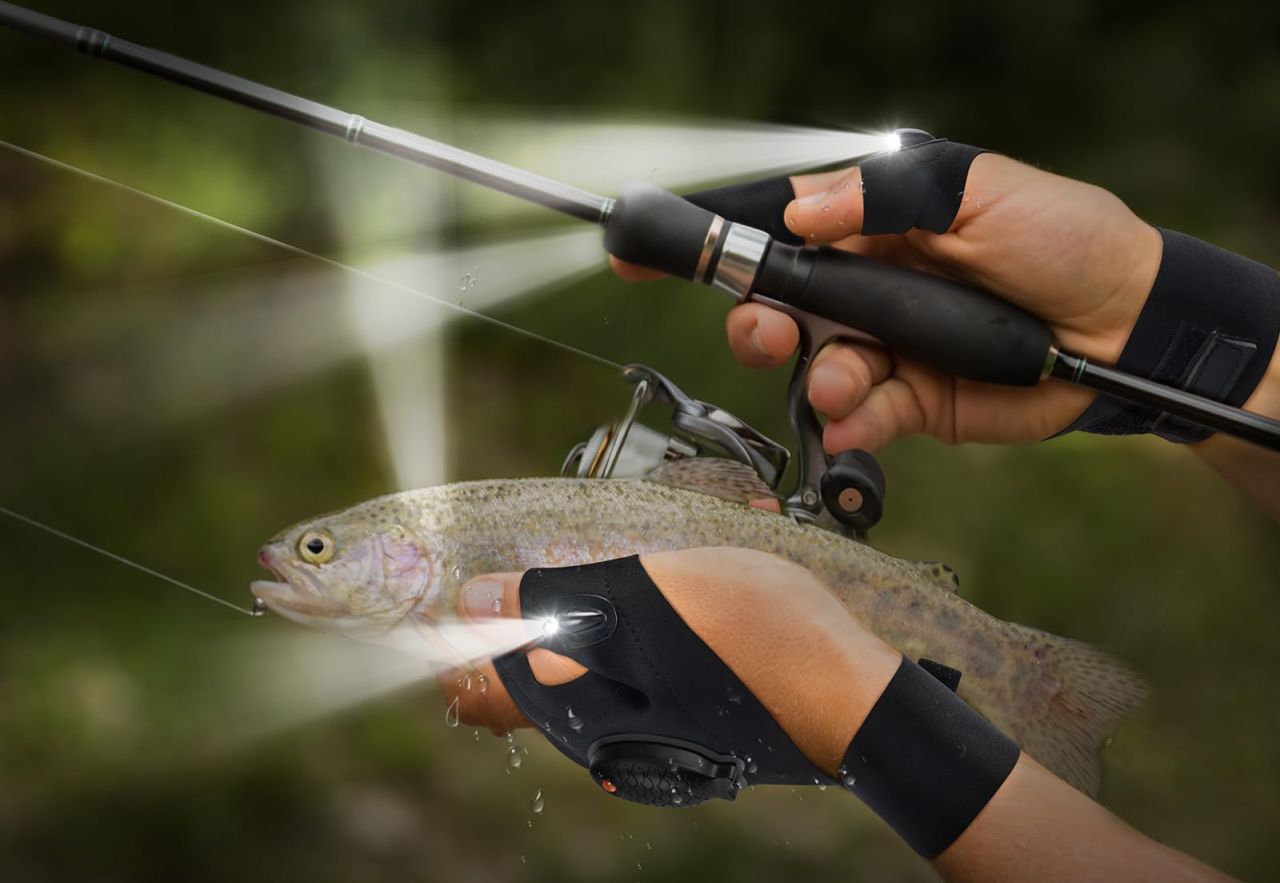 HANPURE Rechargeable LED Flashlight Gloves