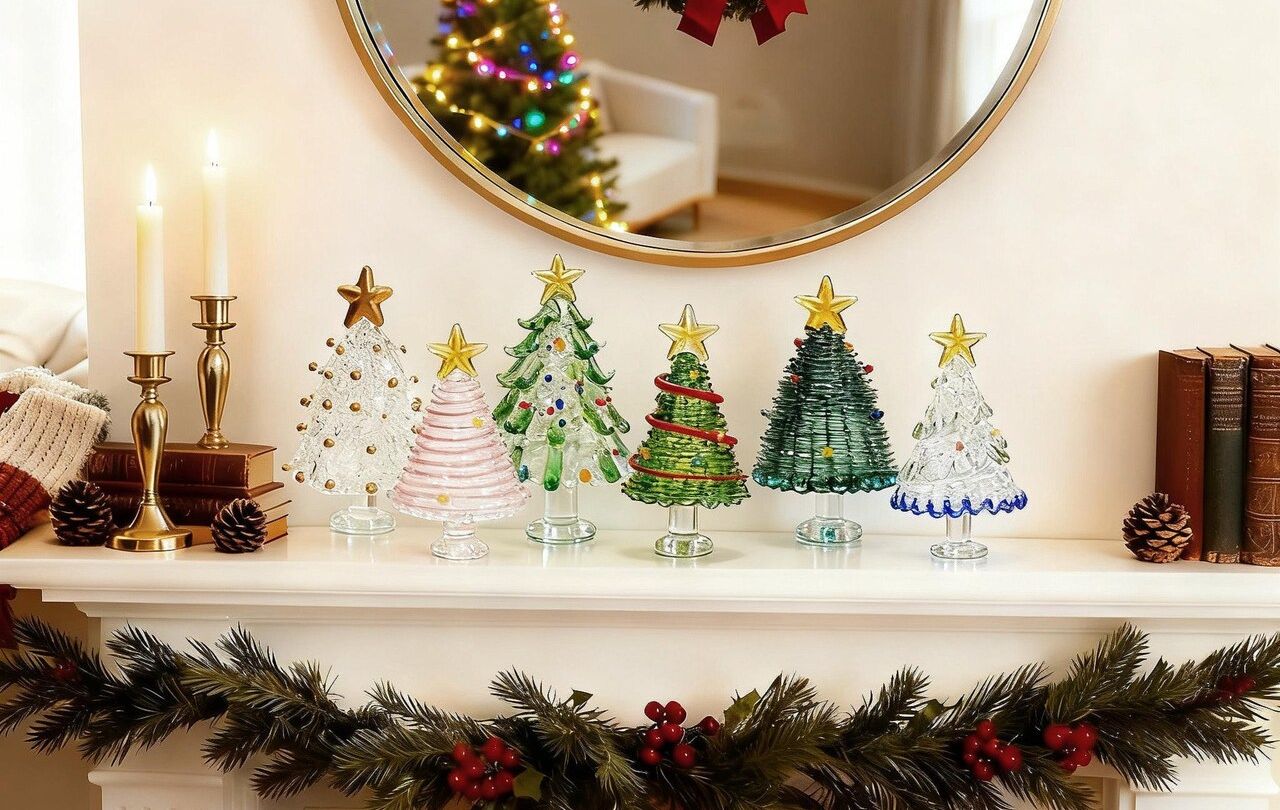 Handmade Stained Glass Christmas Tree