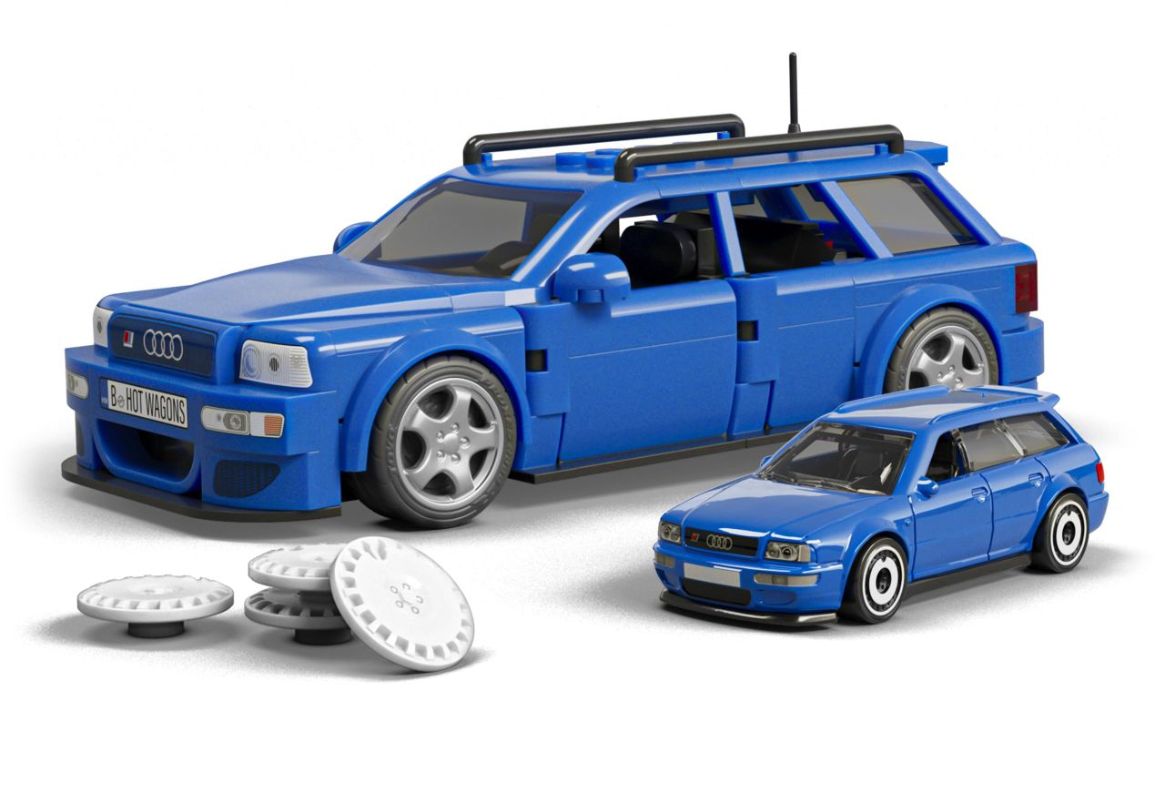 Hot Wheels Audi Avant RS2 Building Toy Kit