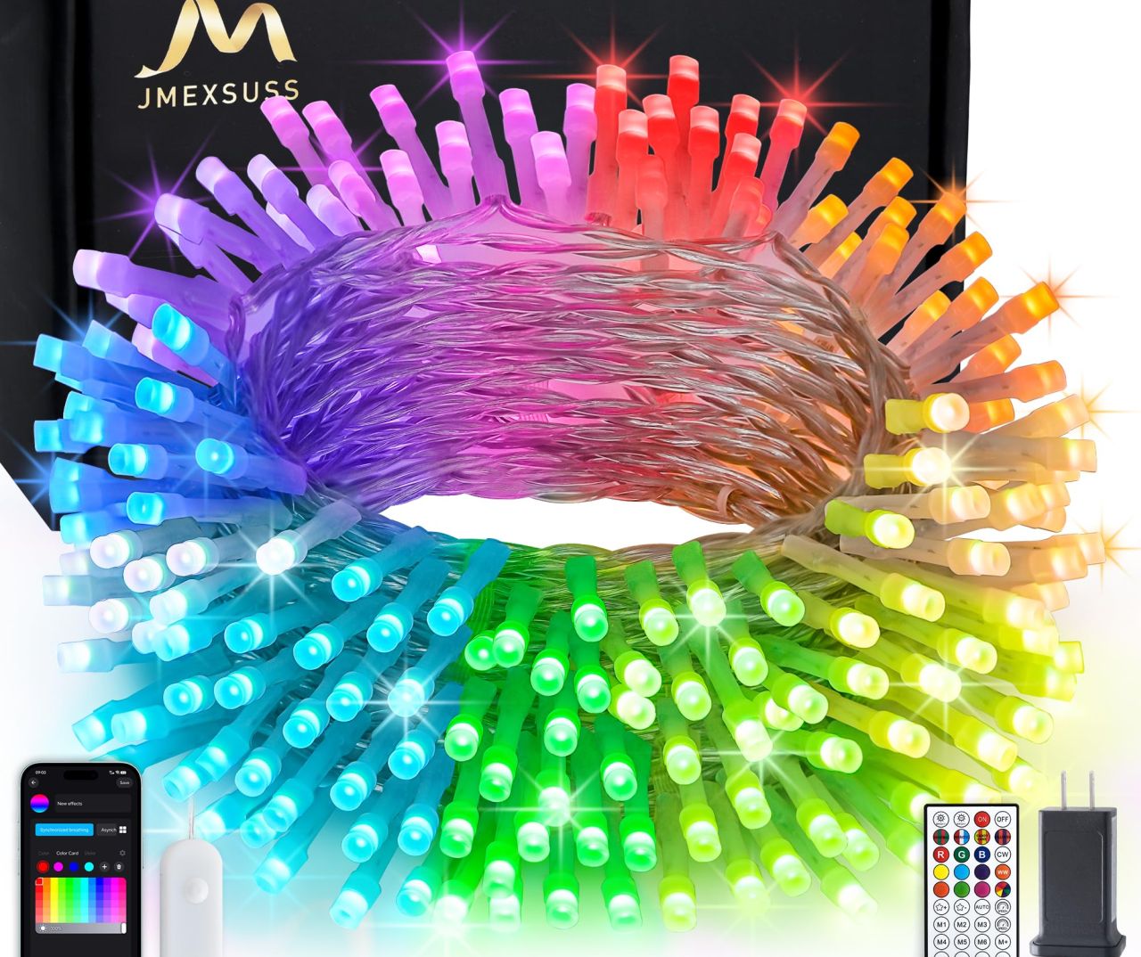JMEXSUSS Christmas Tree Lights Indoor