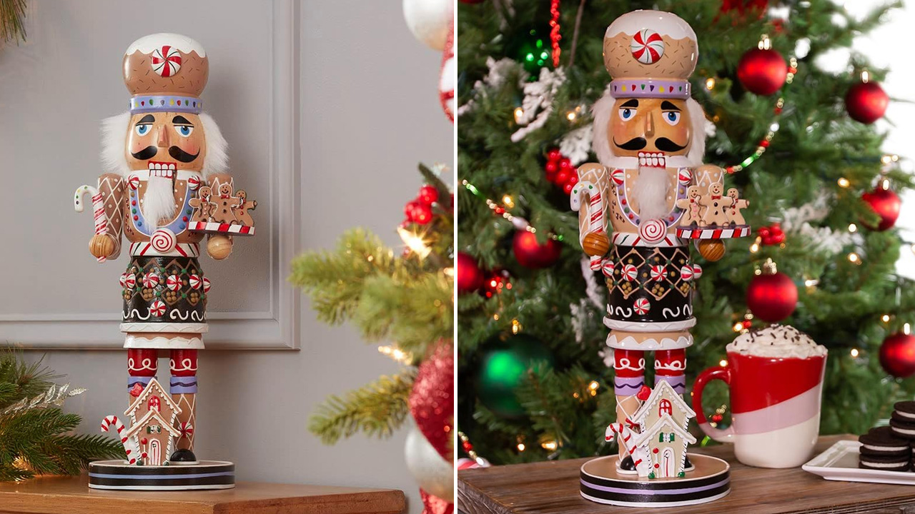 Kurt Adler Wooden Gingerbread Nutcracker