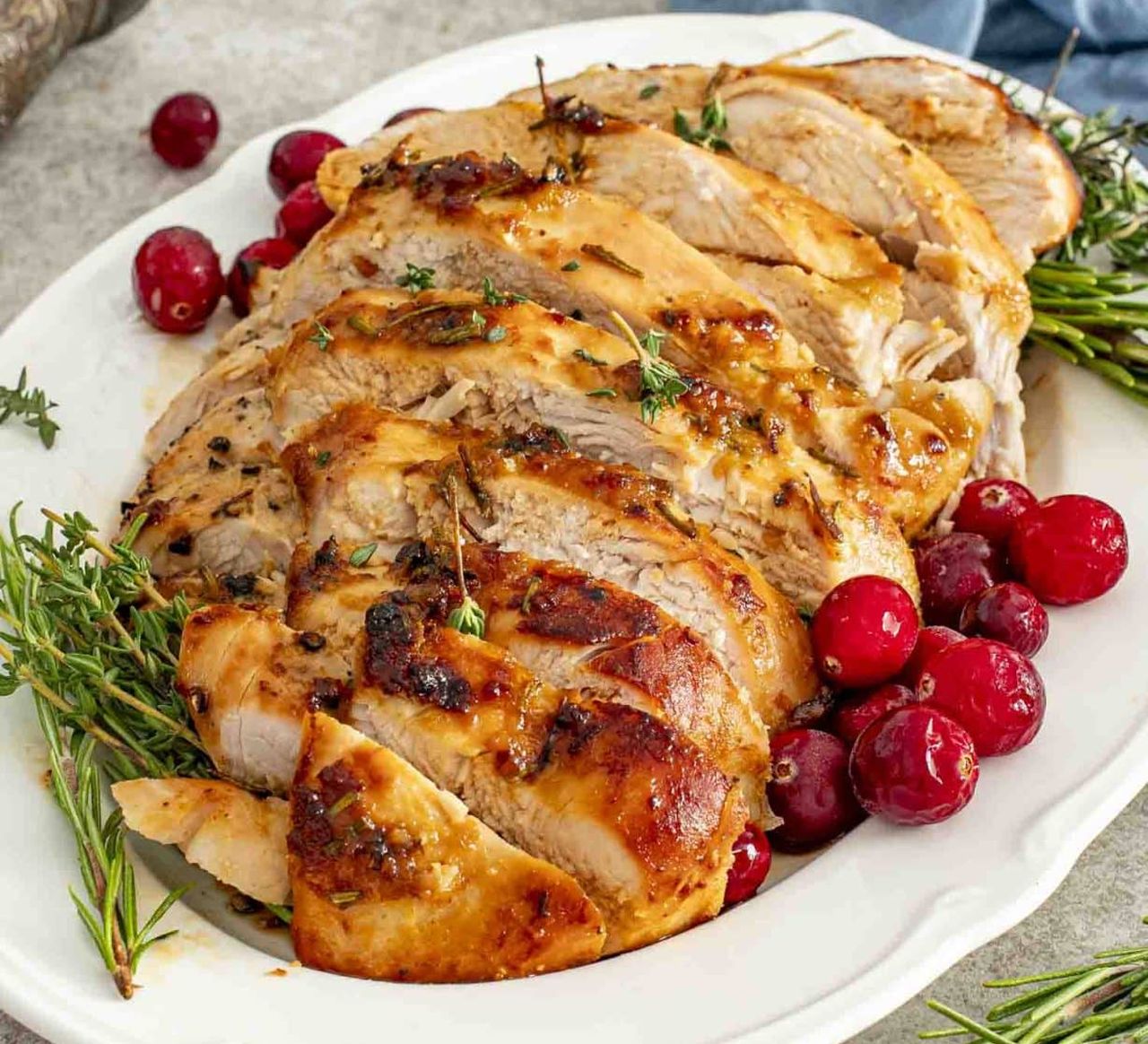 Maple-Dijon Roasted Turkey Breast