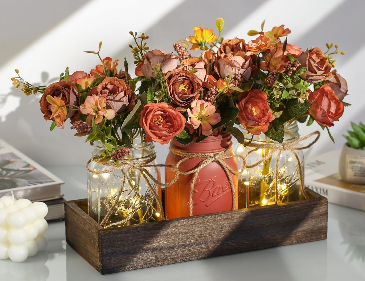 Mason Jar Centerpiece
