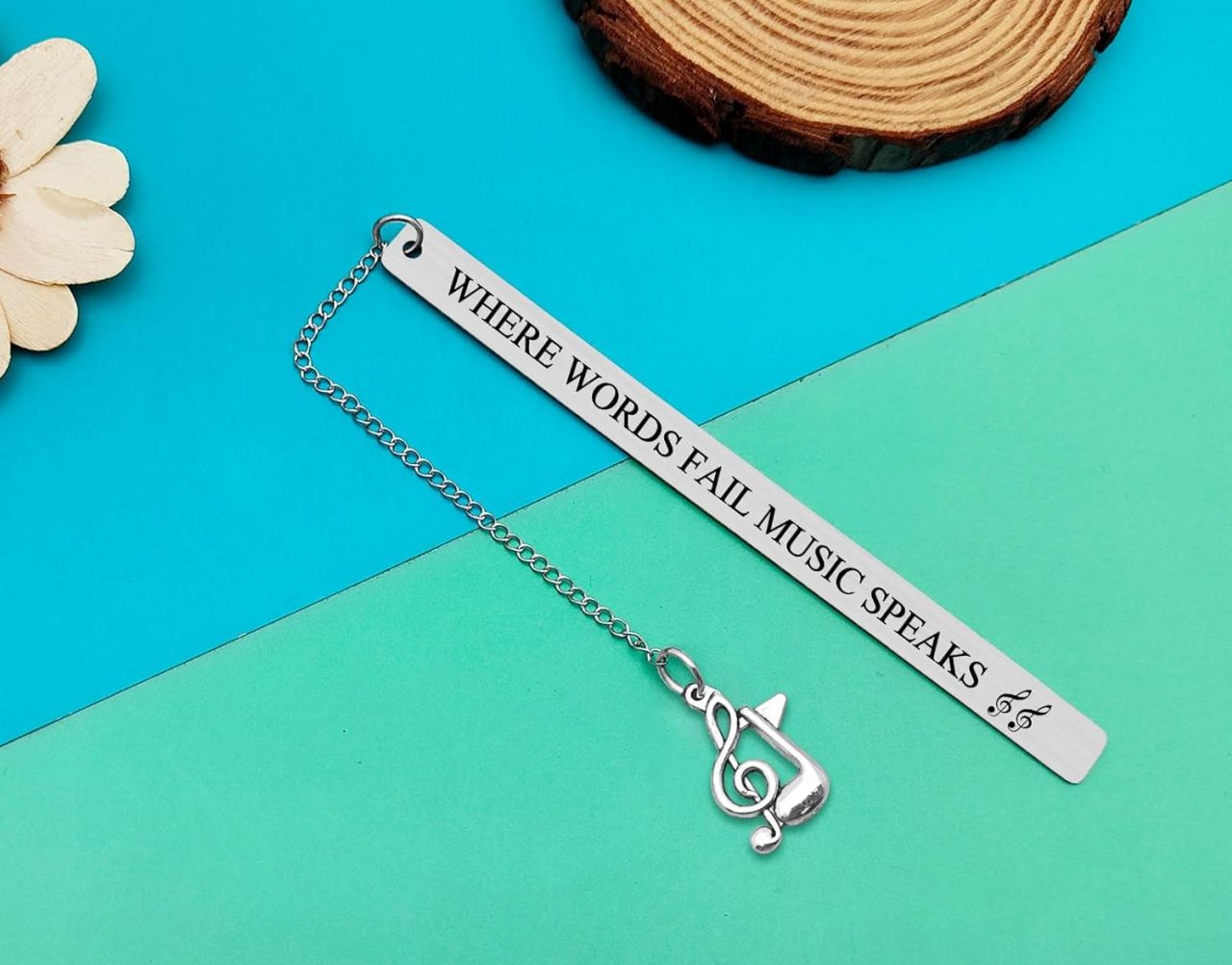 Music inspired bookmark