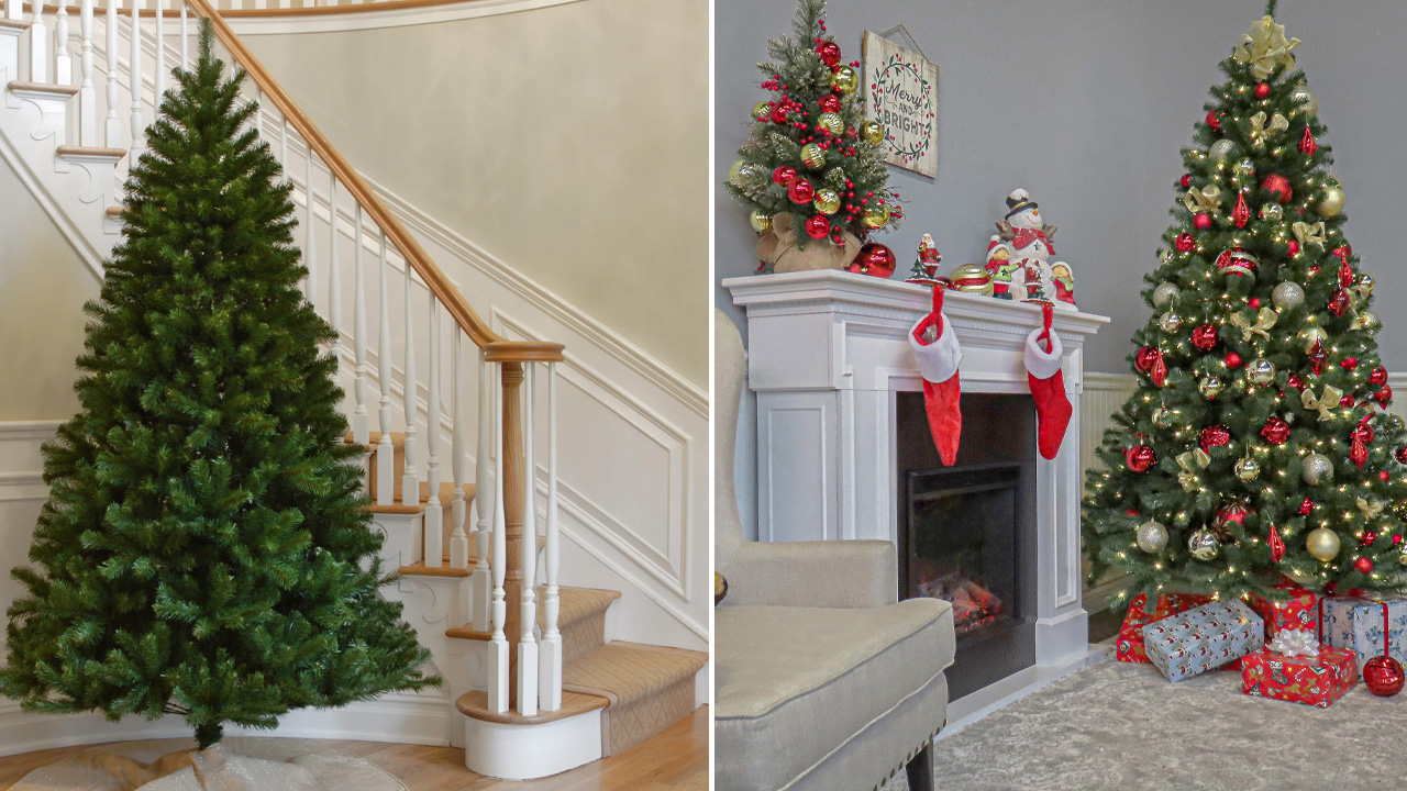 National Tree Company 7.5 ft Unlit North Valley Spruce Artificial Christmas Tree