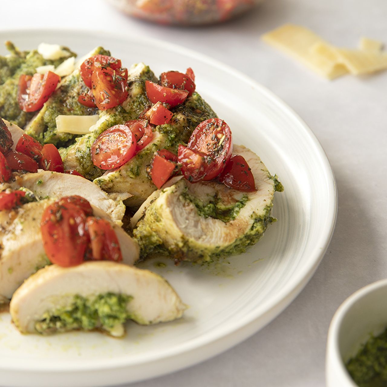 Pesto-Stuffed Turkey Breast