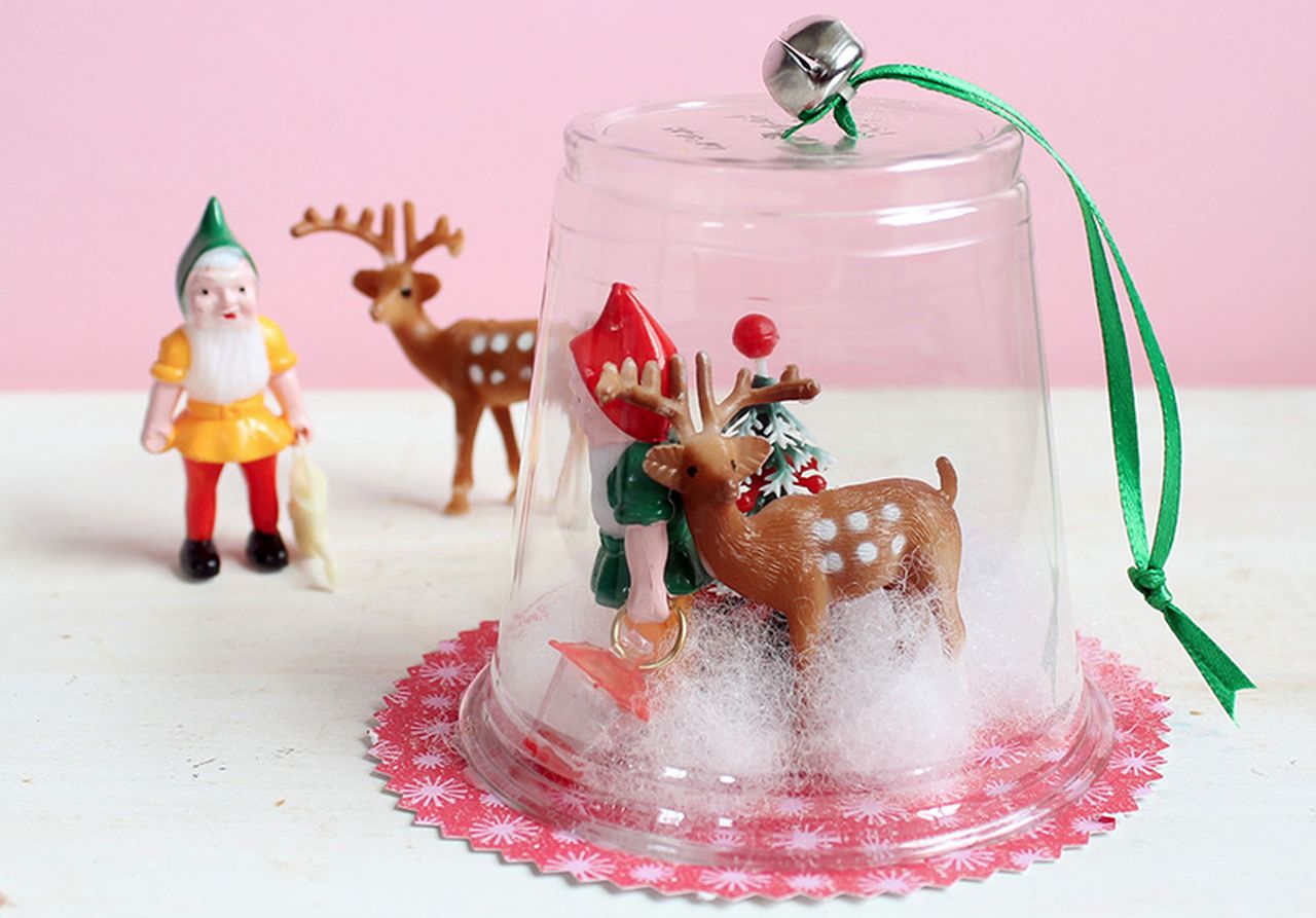 Plastic Cup Diorama Ornaments