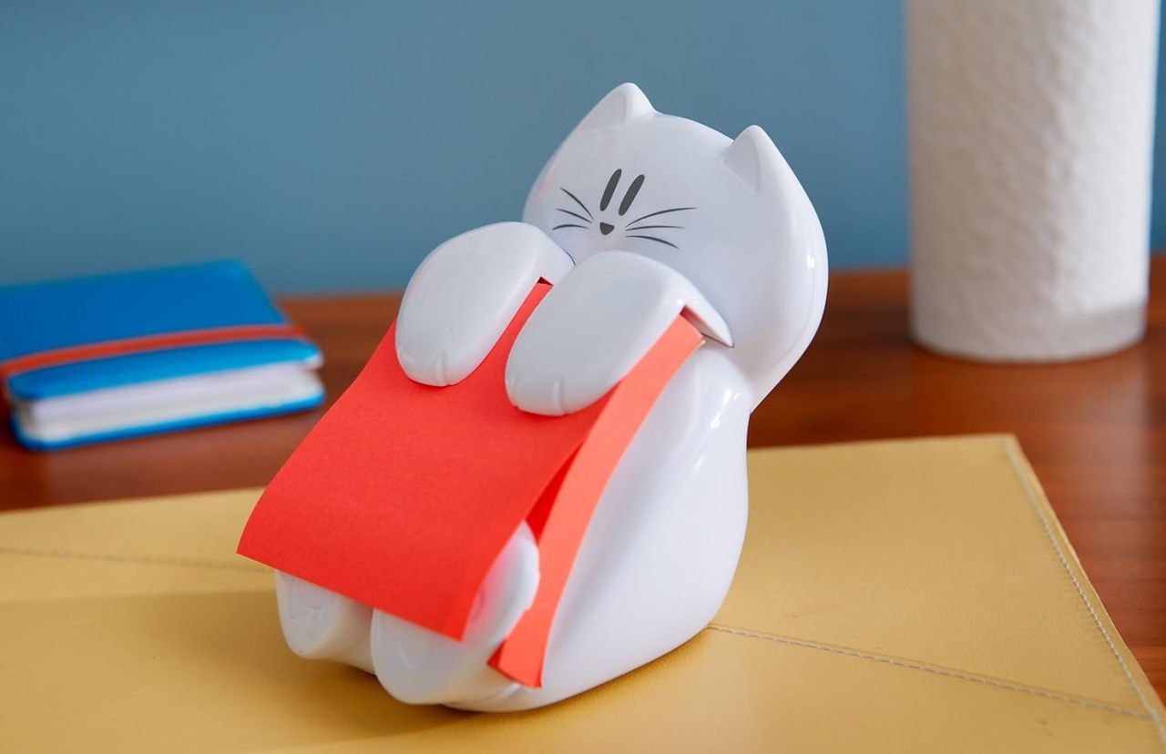 Post-it Pop-up Note Dispenser Cat Design