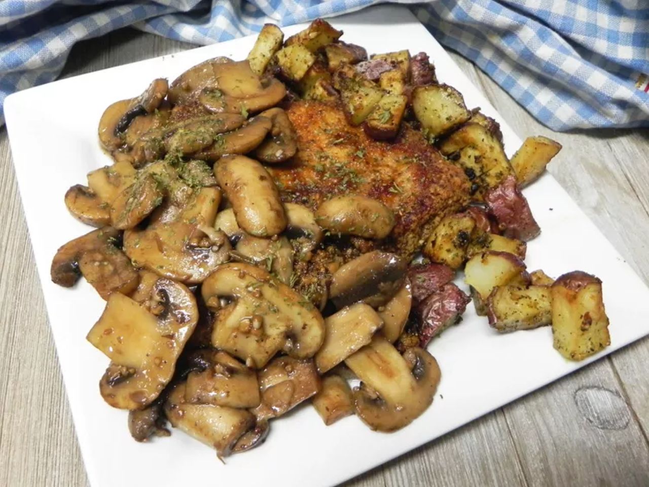 Quick Balsamic Mushrooms