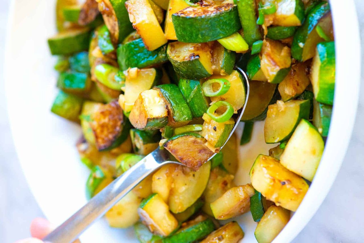 Skillet Lemon Butter Zucchini