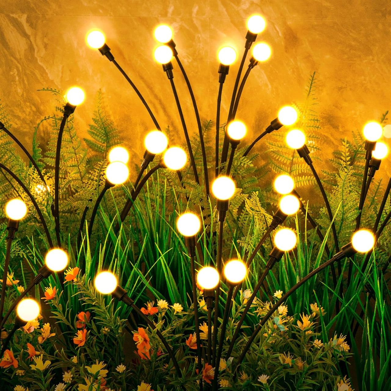 Solar Firefly Swaying Garden Lights