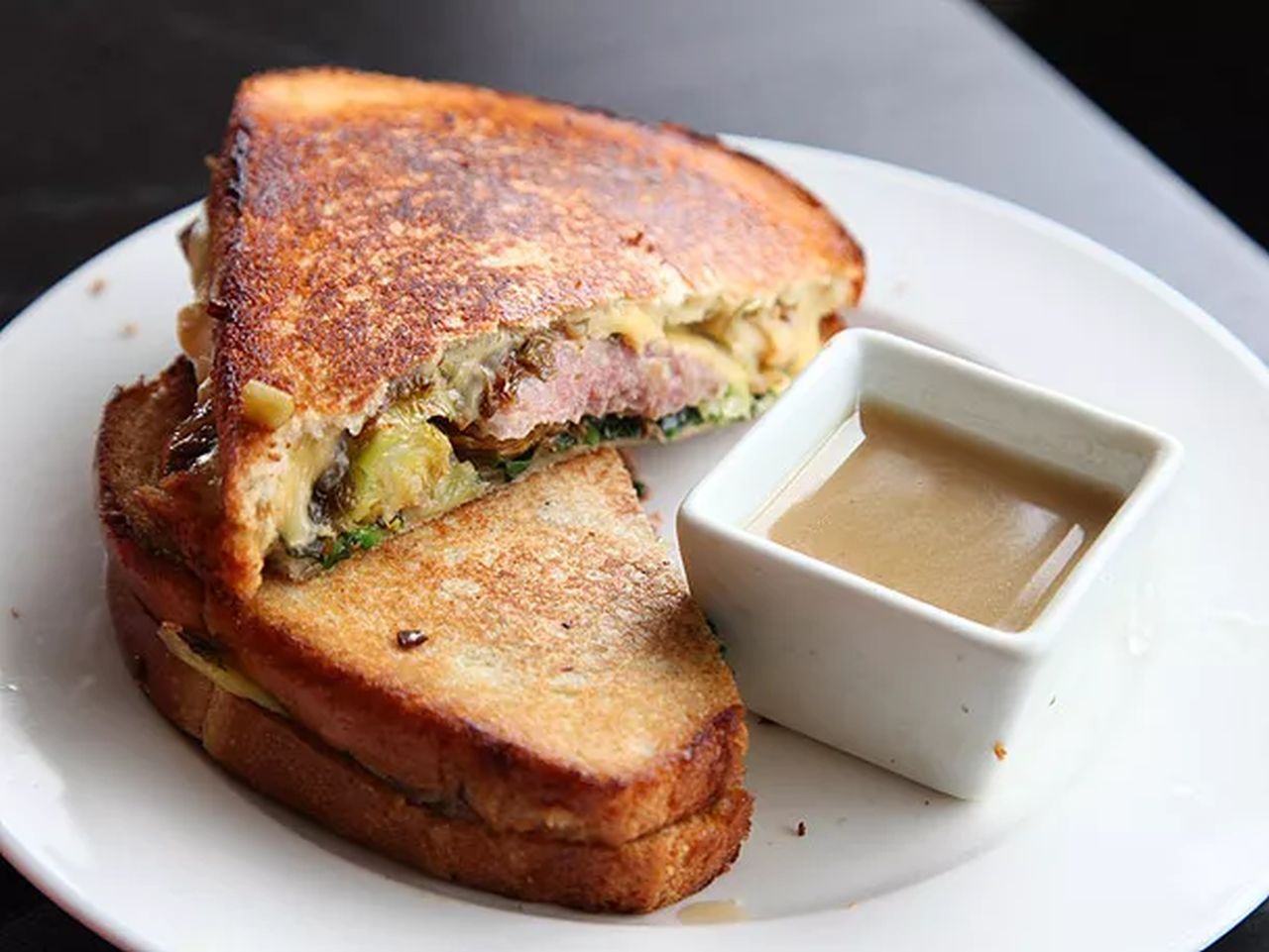 Thanksgiving Leftovers Grilled Cheese