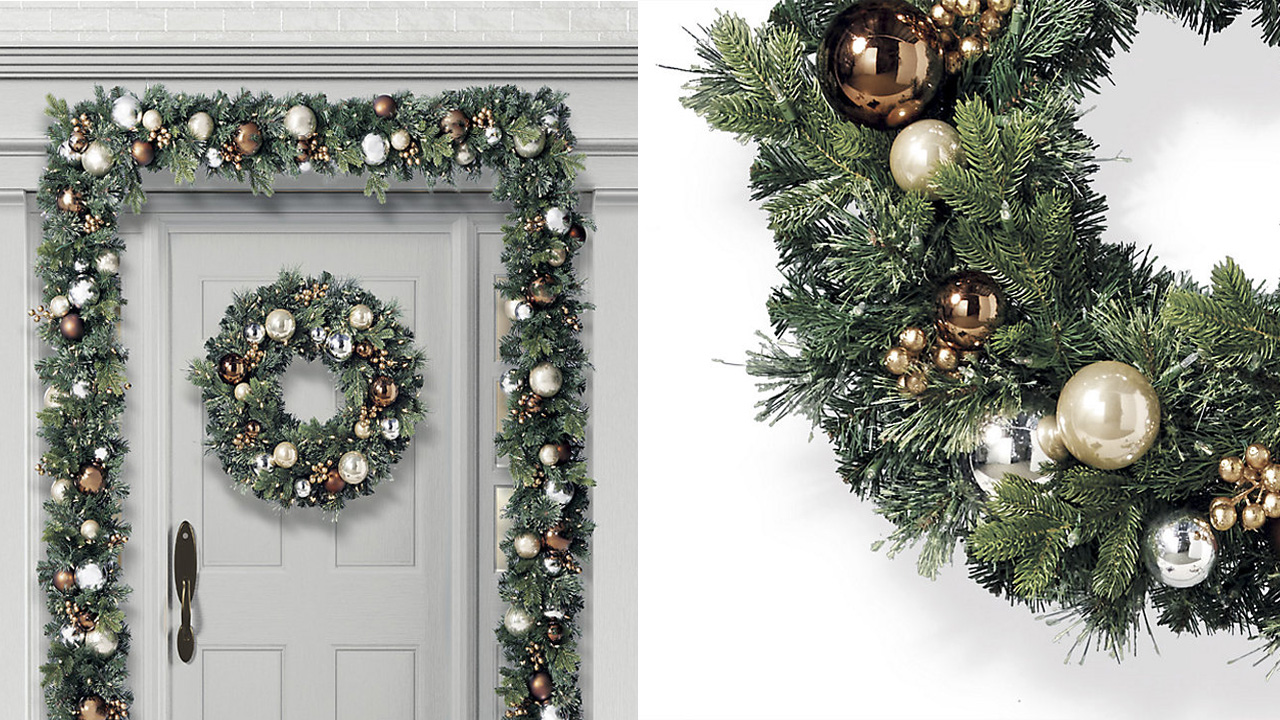 Toasted Bronze Green Garland