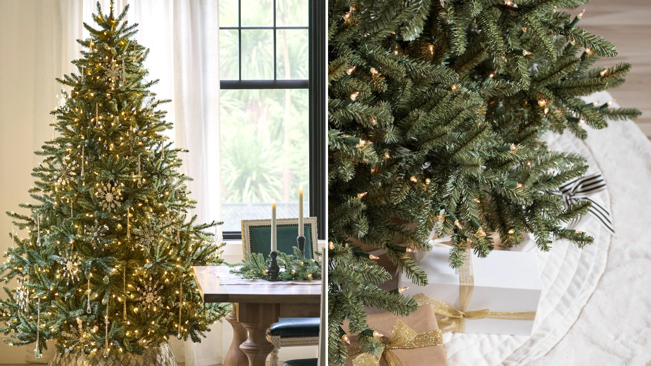 Unlit Classic Blue Spruce Artificial Christmas Tree