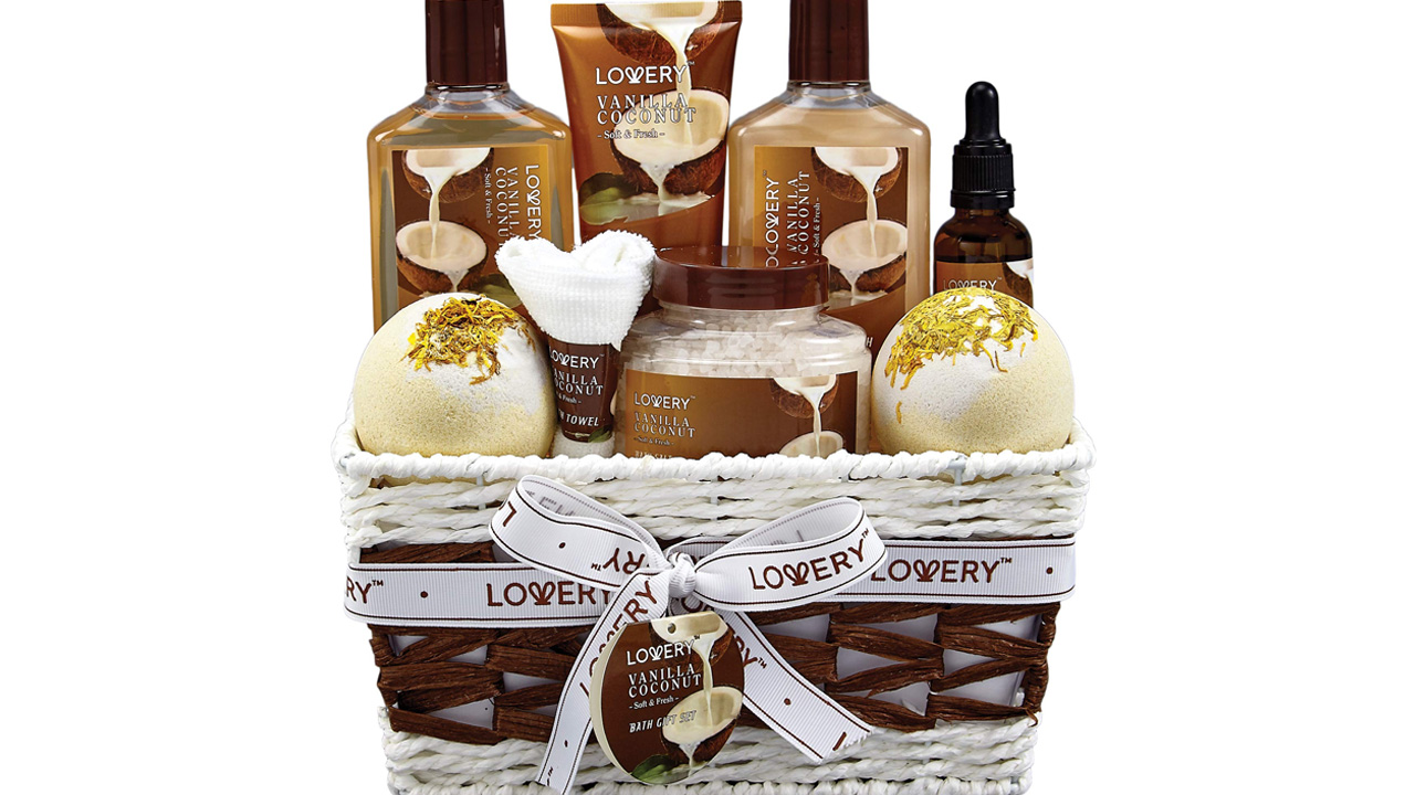 Vanilla Coconut Home spa set