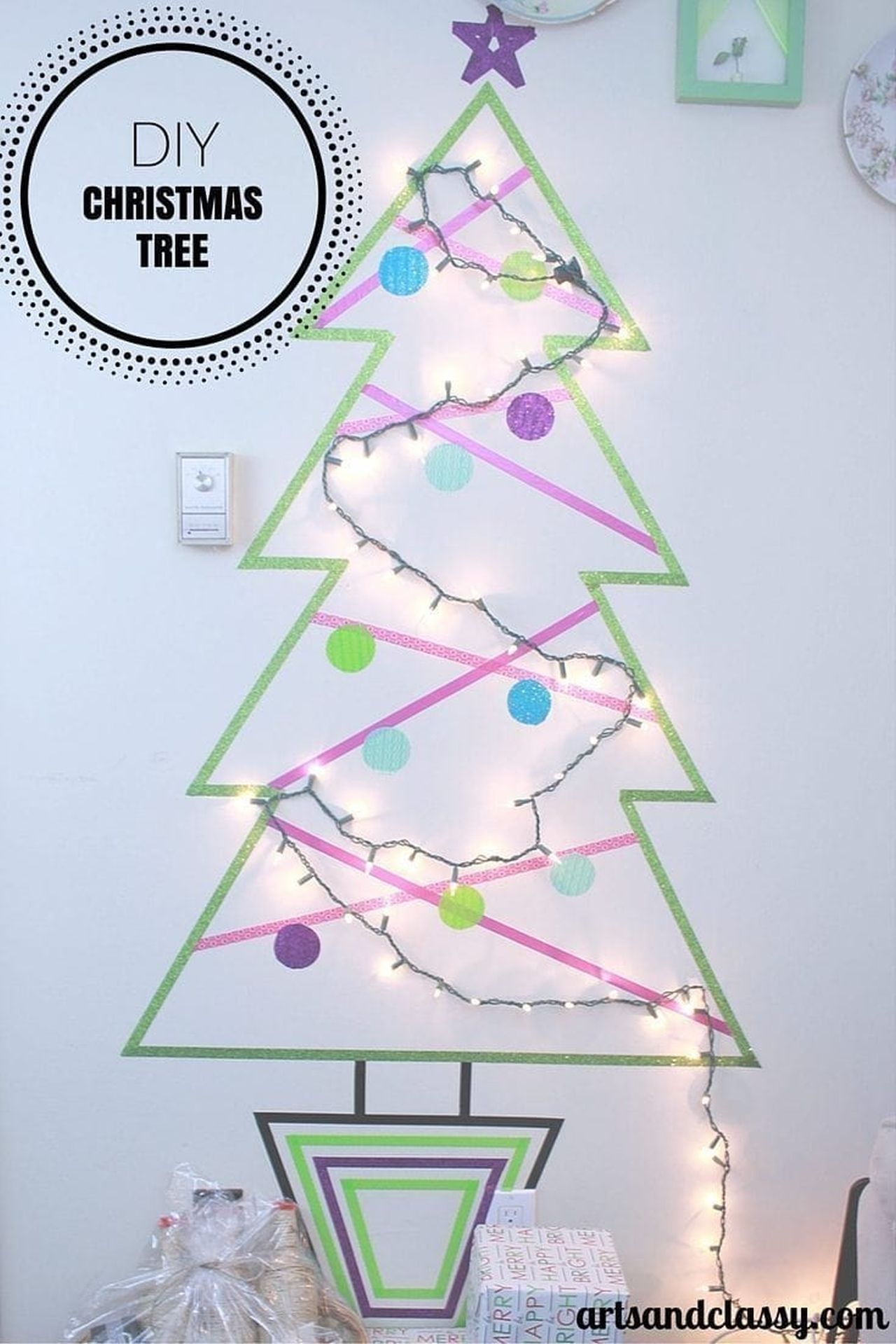 Washi Tape Christmas Tree