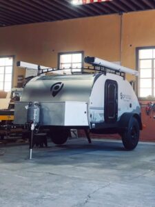 el Diablo Teardrop by PinDrop Travel Trailers-in factory