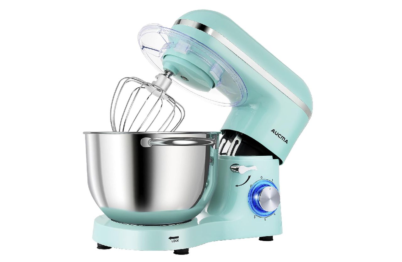 Aucma Stand Mixer, 6.5-QT 660W 6-Speed Tilt-Head Food Mixer