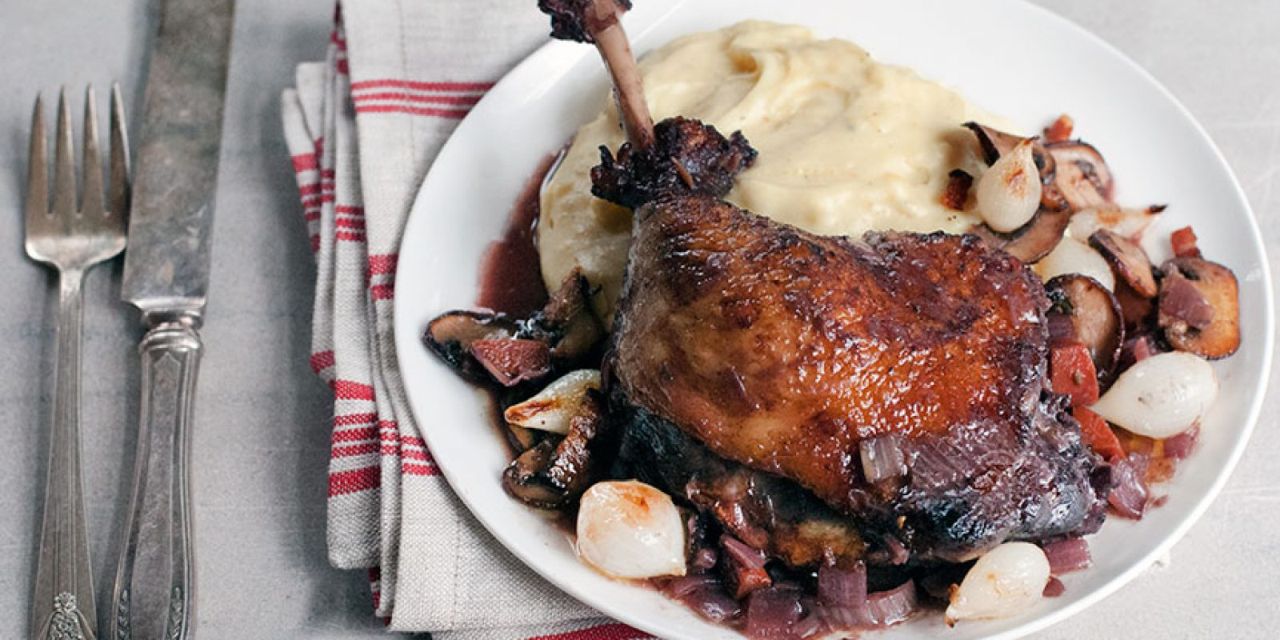 Beaujolais Nouveau Braised Duck Legs