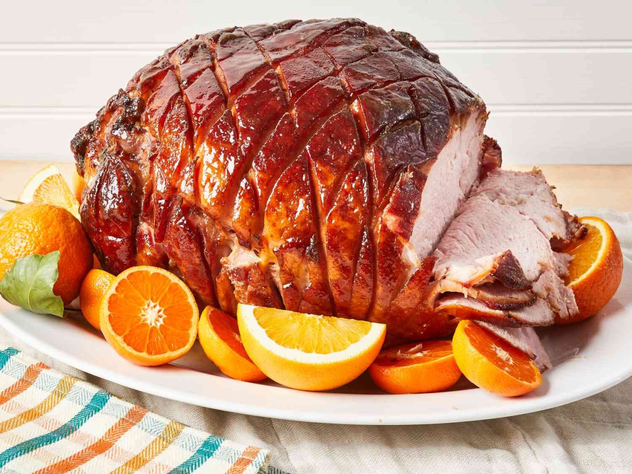 Best Christmas Main Course Dinner Recipes - Tangy Honey-Glazed Ham