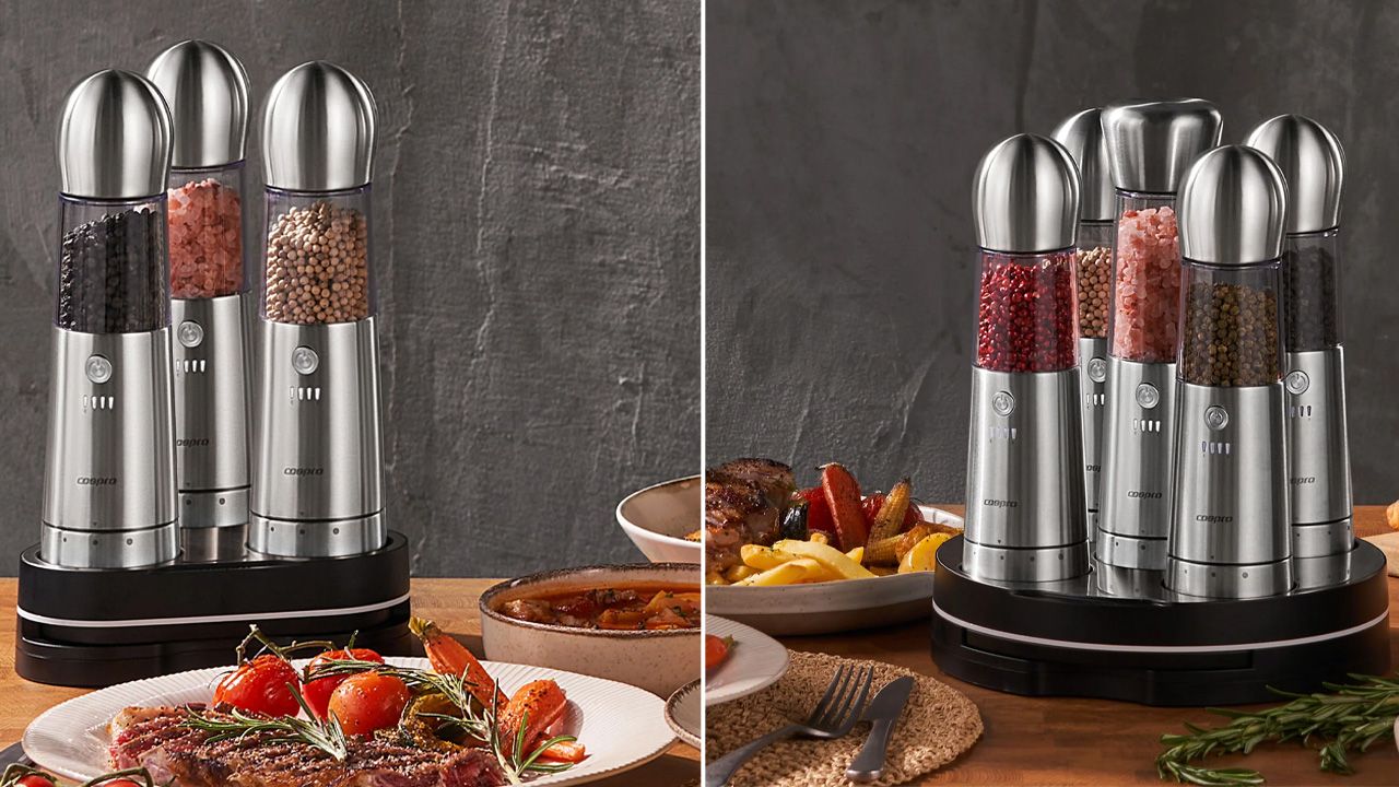 COSPRO Electric Salt & Pepper Grinder Sets at CES 2025 - 1