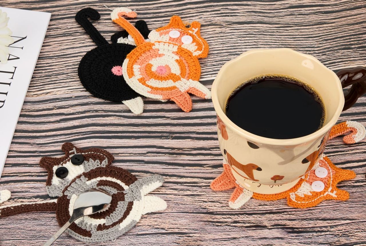Cat Butt Drink Coasters