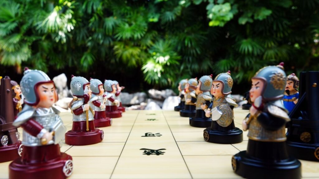 Chessxiangqi two timeless games in one set