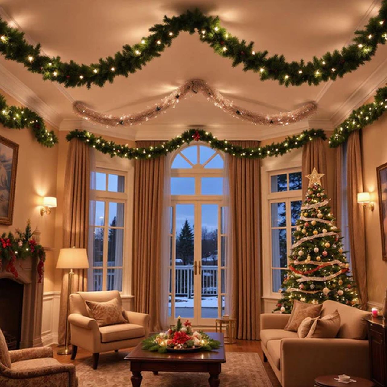 Christmas Ceiling Decoration Ideas_3