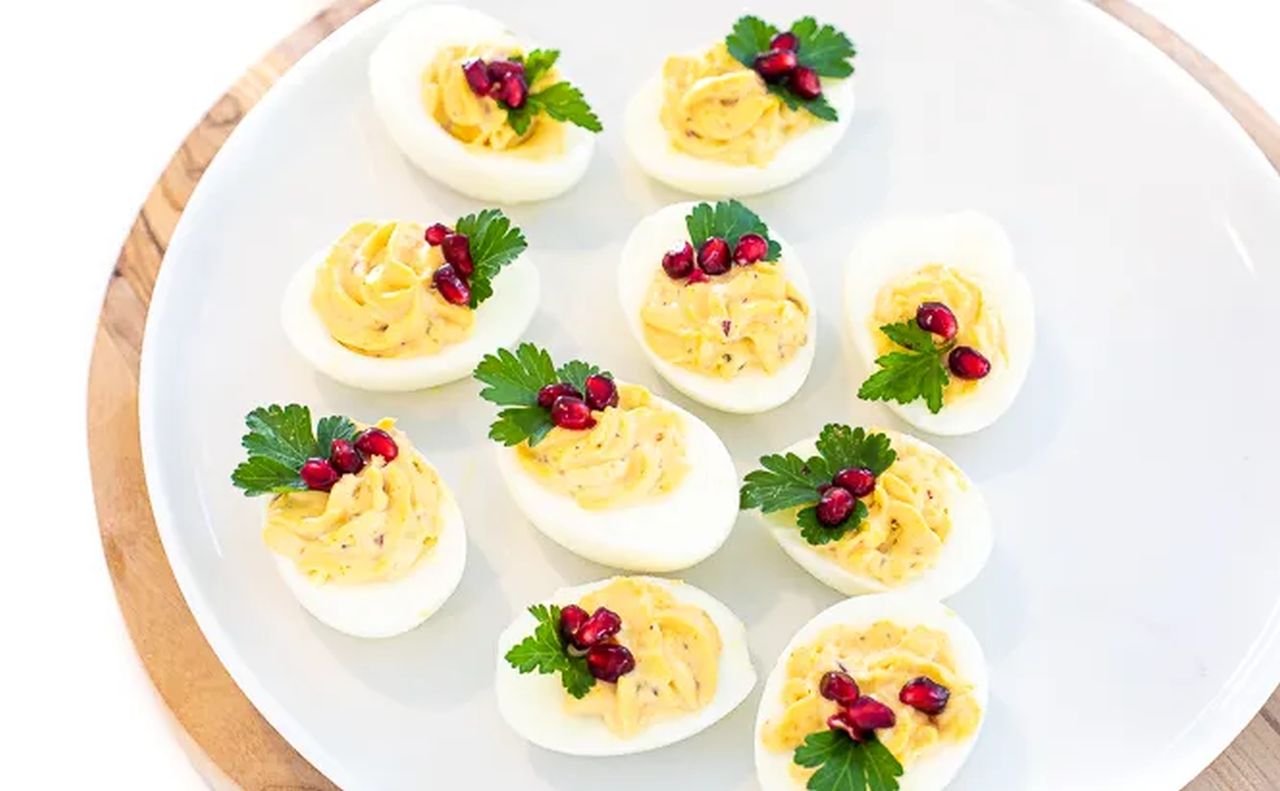 Christmas Deviled Eggs