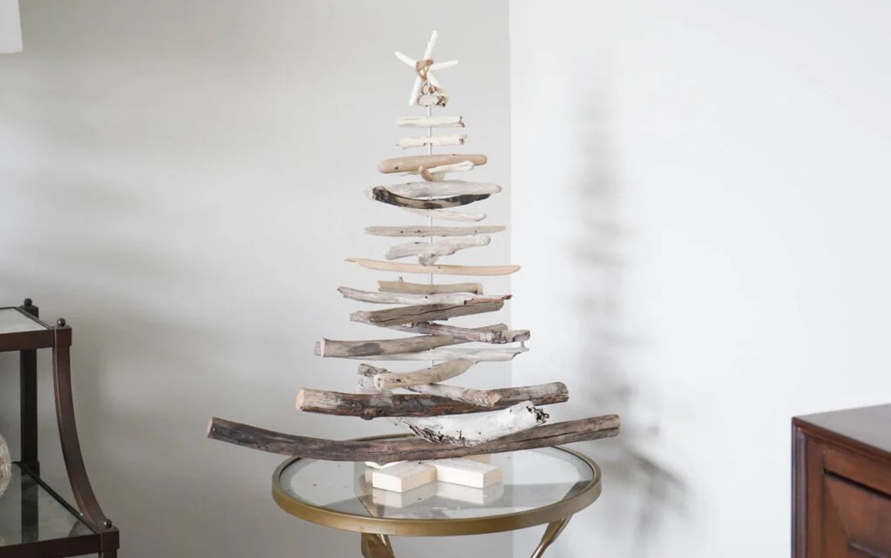 Christmas Tree Out Of Driftwood