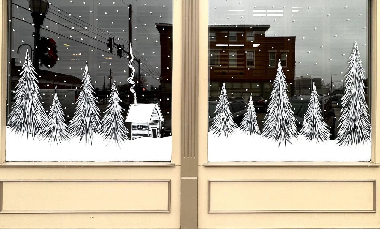 Christmas Window Painting Ideas