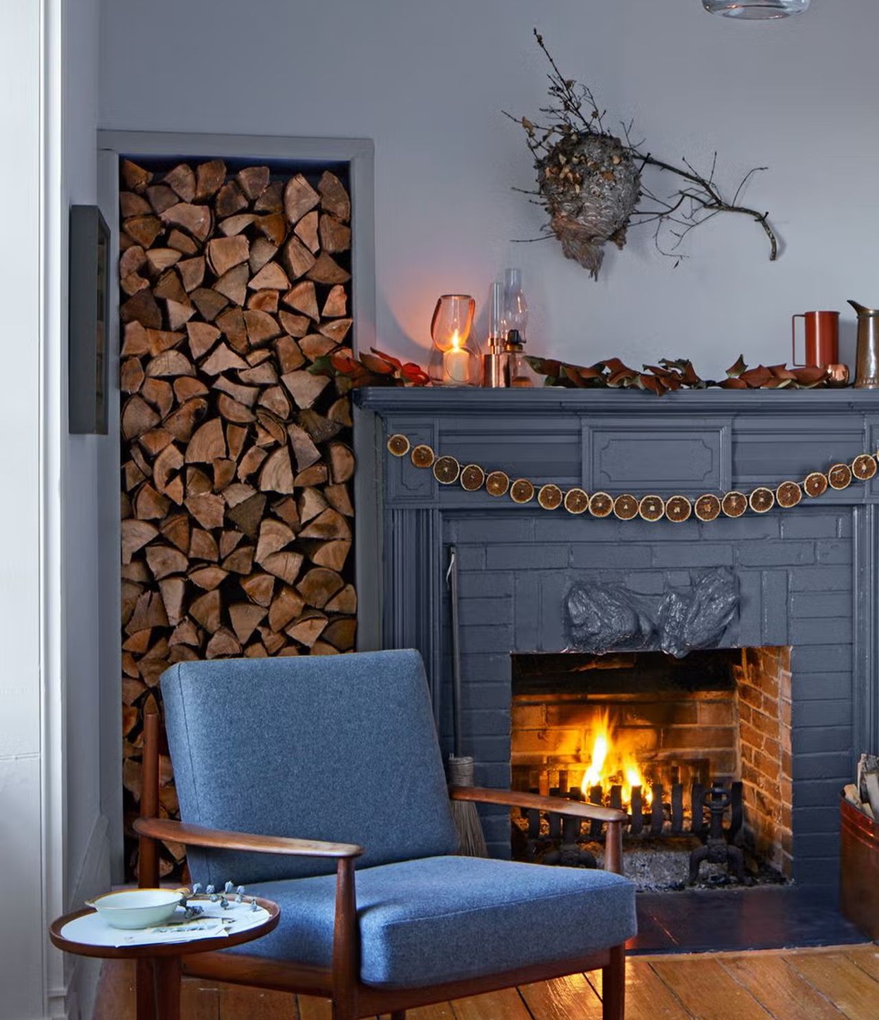 Citrus Garland for mantel decoration