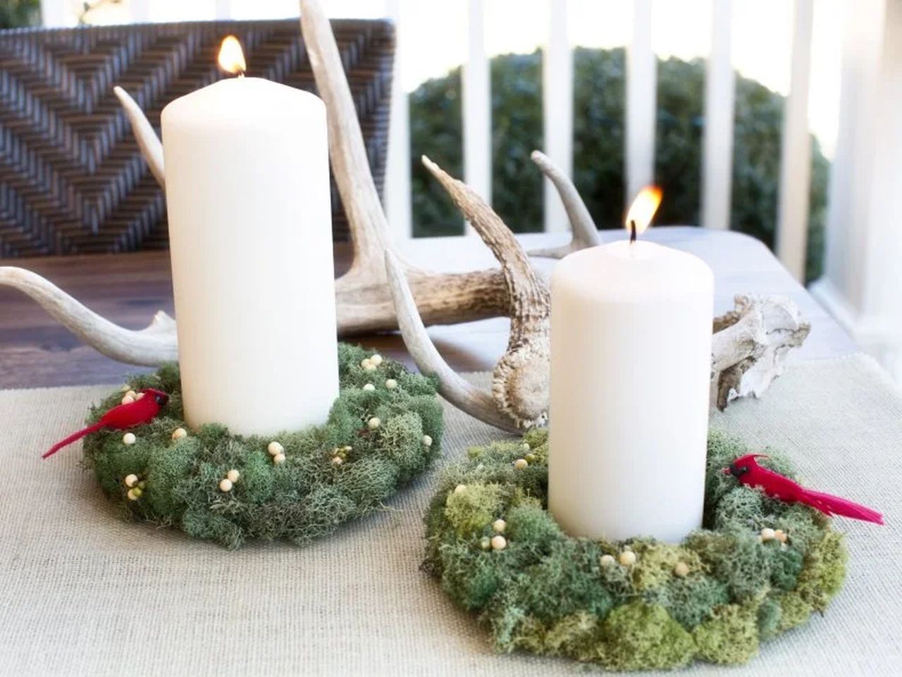 Craft Cardinal-Clad Wreaths