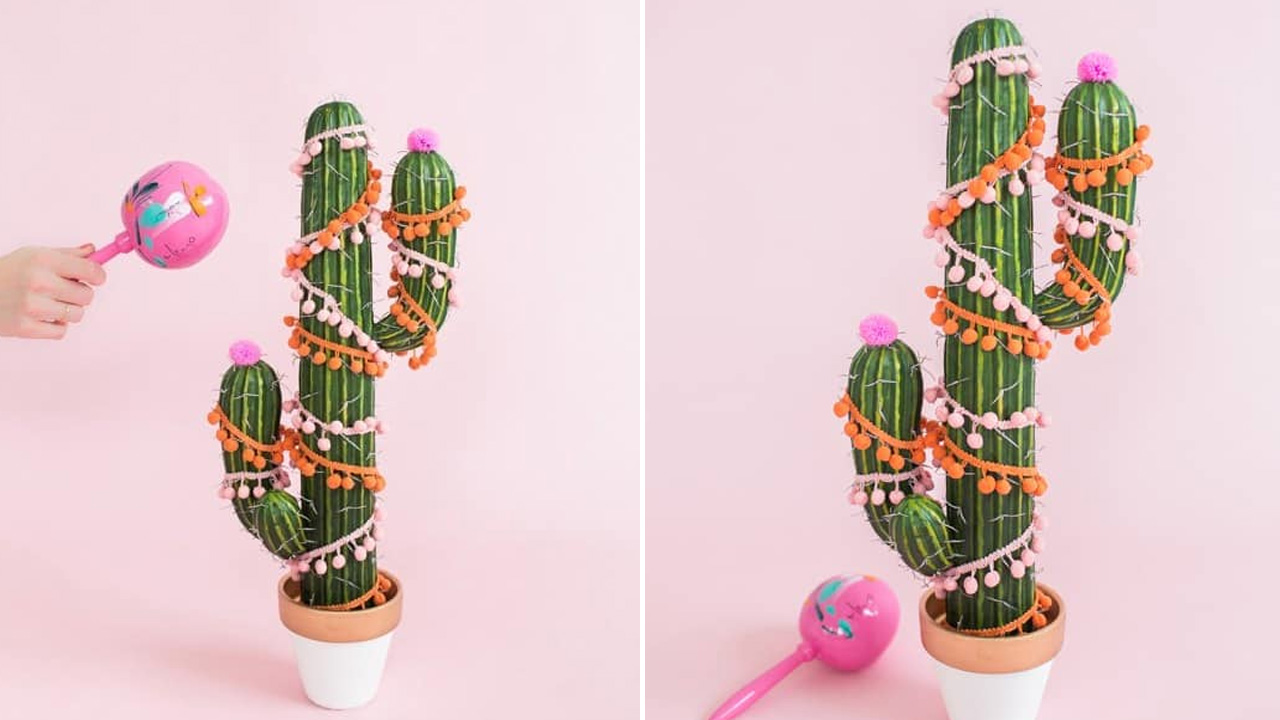 DIY Cactus Christmas Tree
