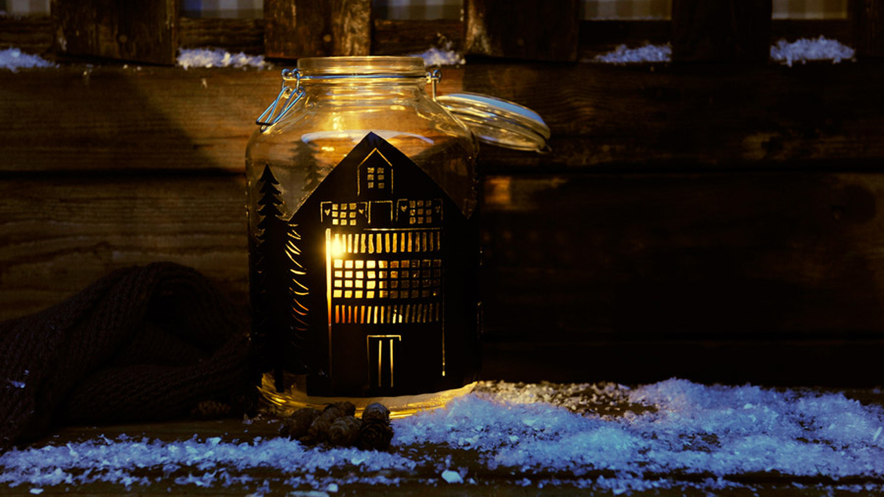 DIY Mason jar Lantern