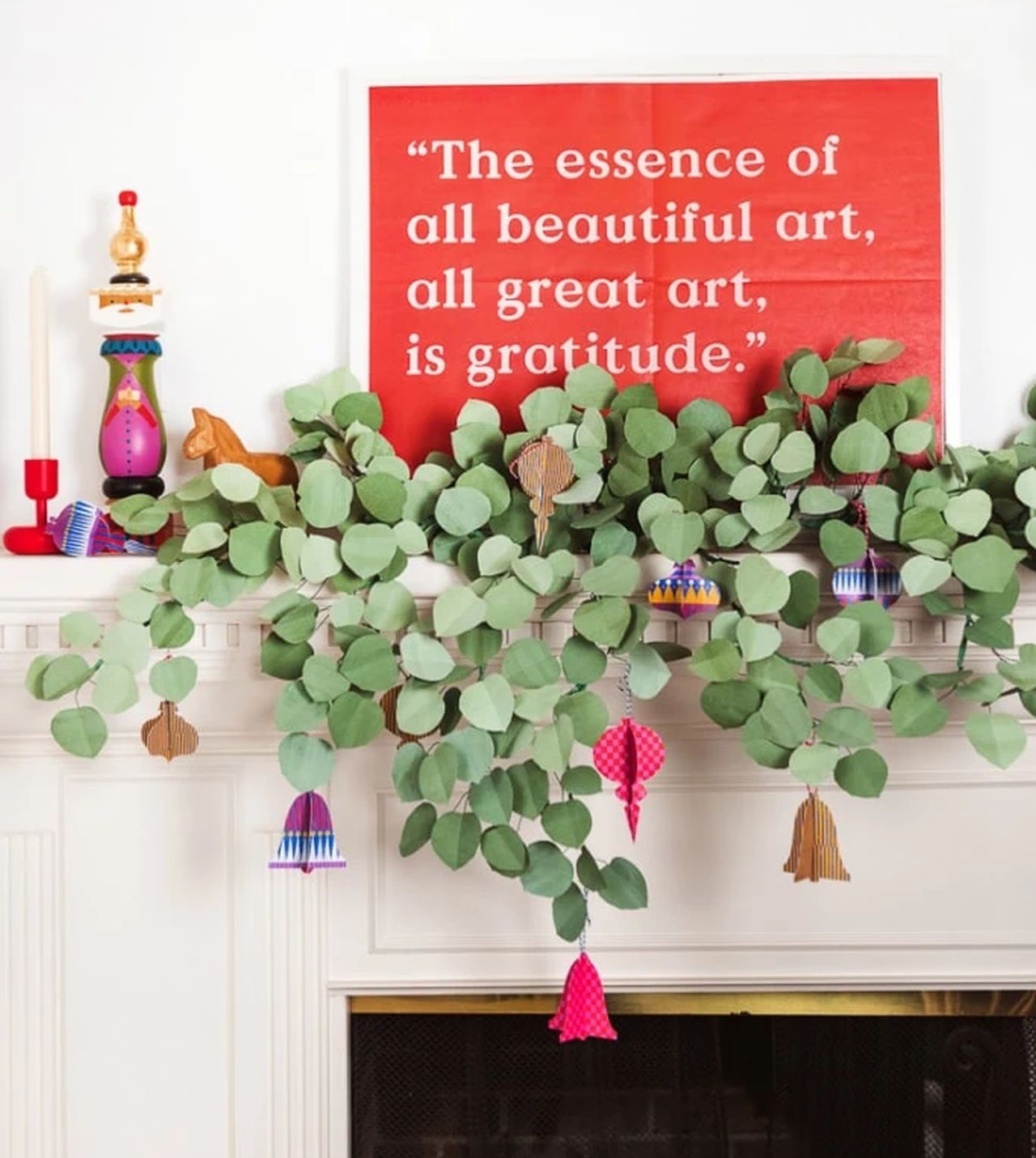 DIY Paper Eucalyptus Garland