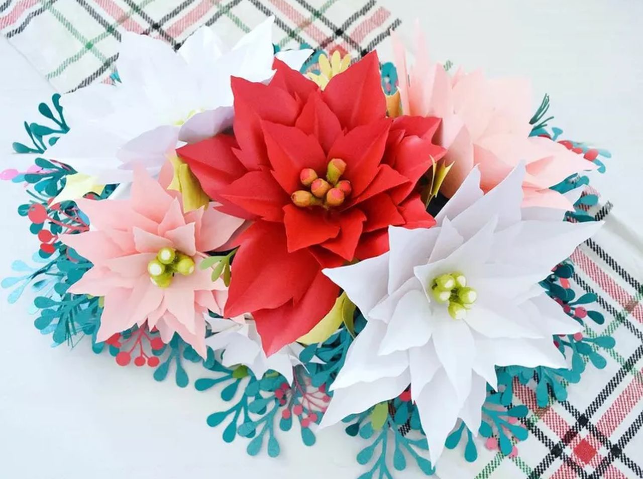 Everlasting DIY Poinsettias