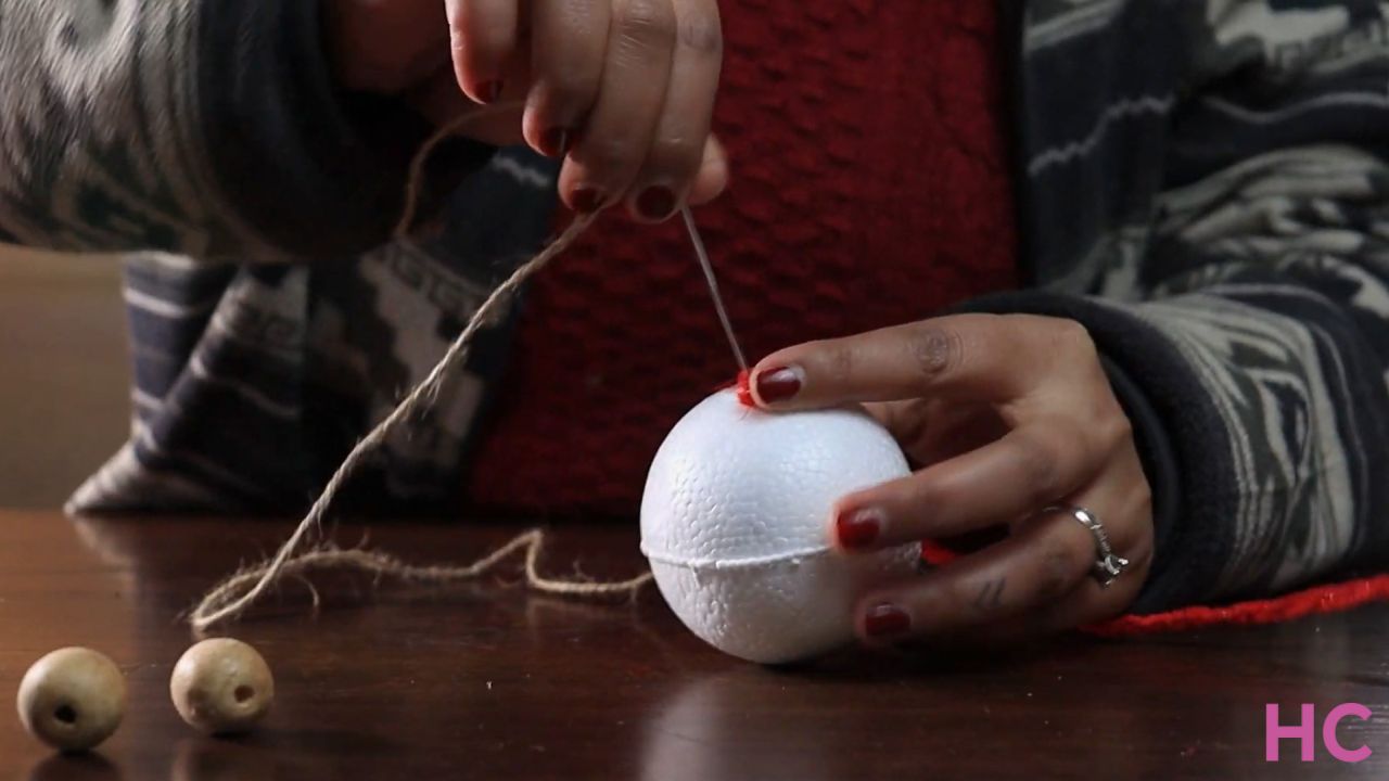 Foam Ball Christmas Ornament- 1