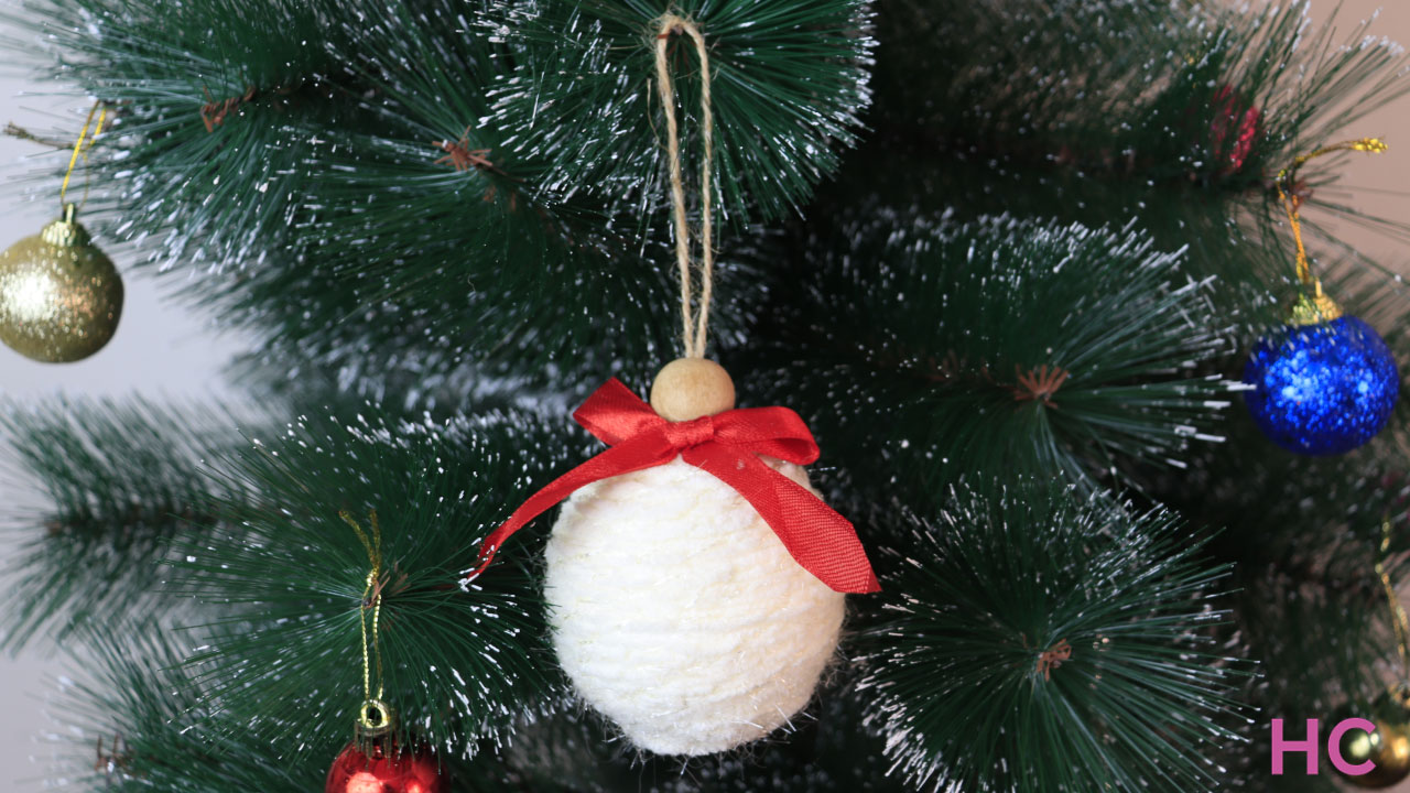 Foam Ball Christmas Ornament to Make This Holiday Season