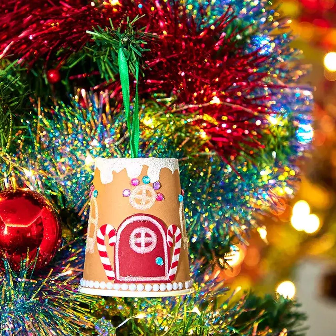 Gingerbread Cup Cottage