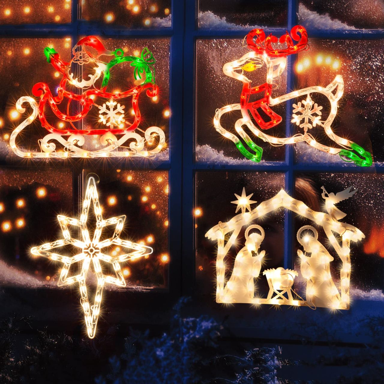 Glowing silhouettes on your windows_1