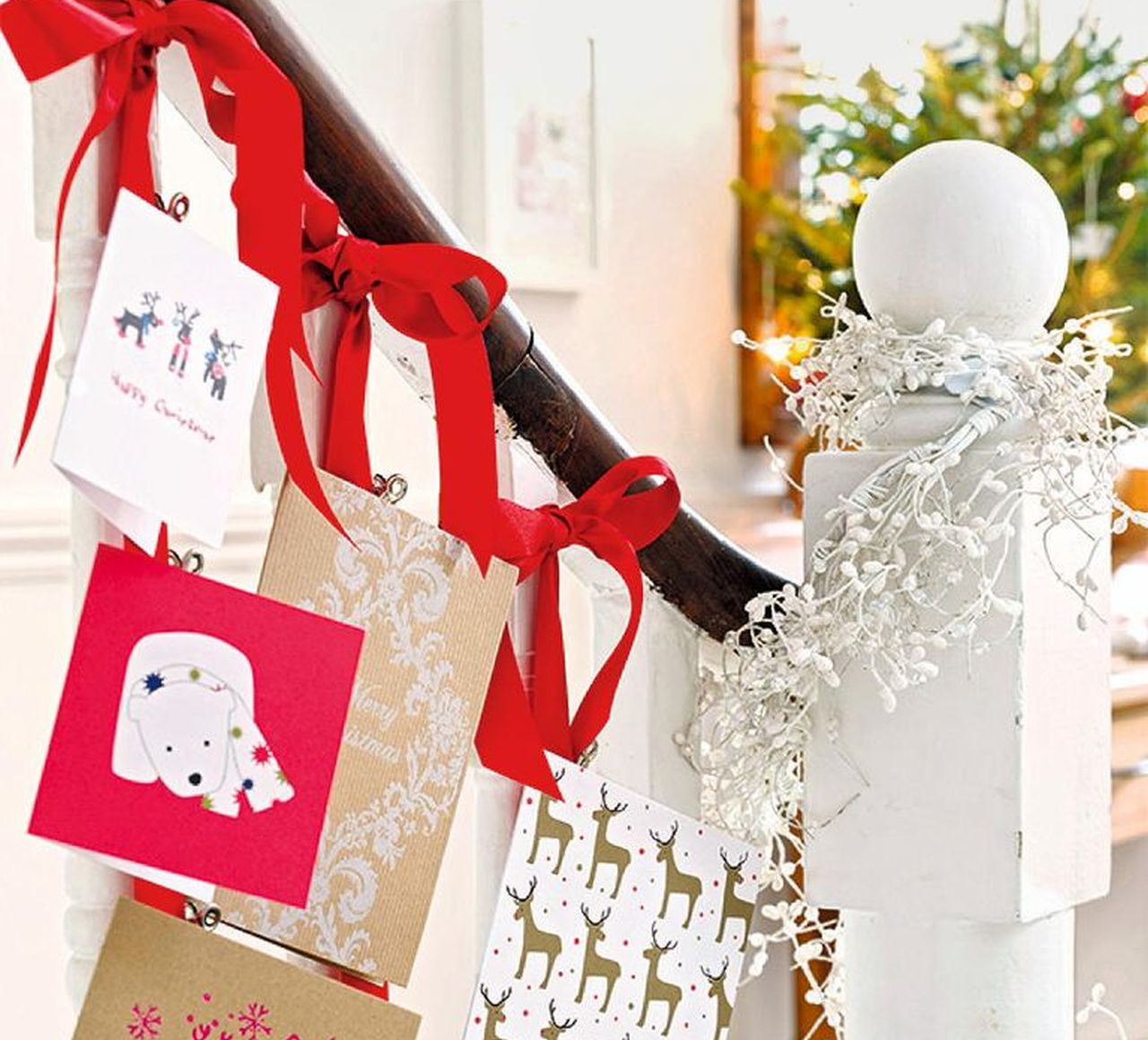 Hang from the bannisters