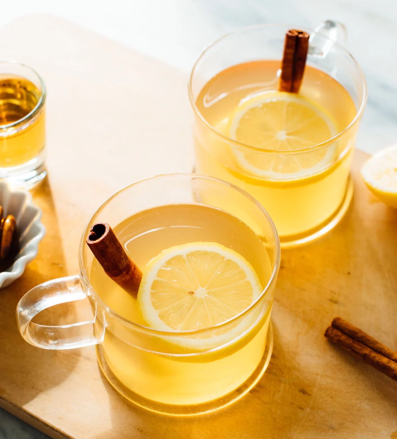 Hot Honey Lemon Whiskey