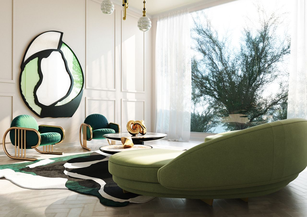 Interior Design Trends 2025 - rounded furniture 1