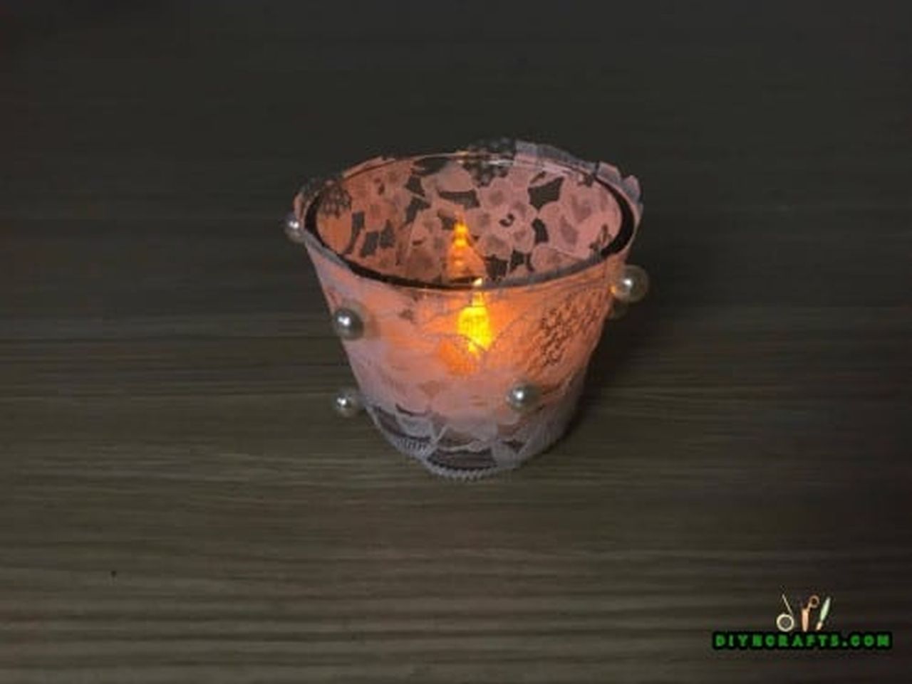 Lace Candle Holder