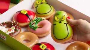 Merry Grinchmas Doughnuts by Krispy Kreme-featured