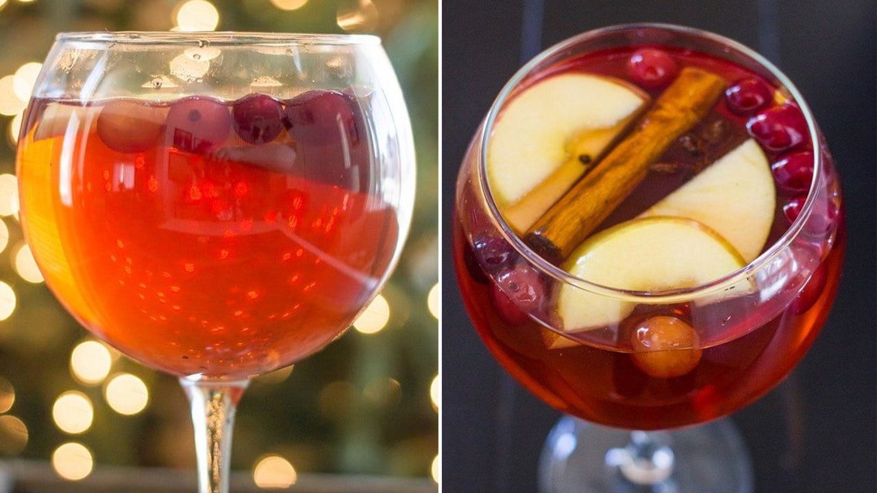 New Year’s Eve Cocktails - Cranberry Apple Sangria