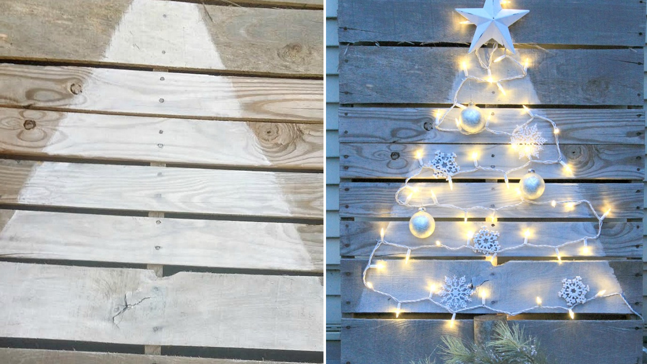 Pallet Wood Christmas Tree