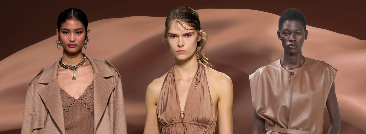 Pantone Color of the Year 2025 - Mocha Mousse in fashion