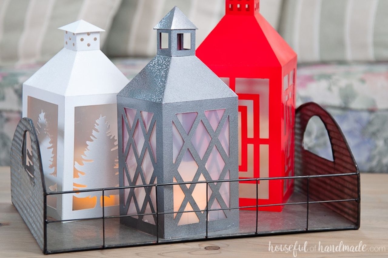 Paper Lantern Décor for Christmas by Crafting my Home